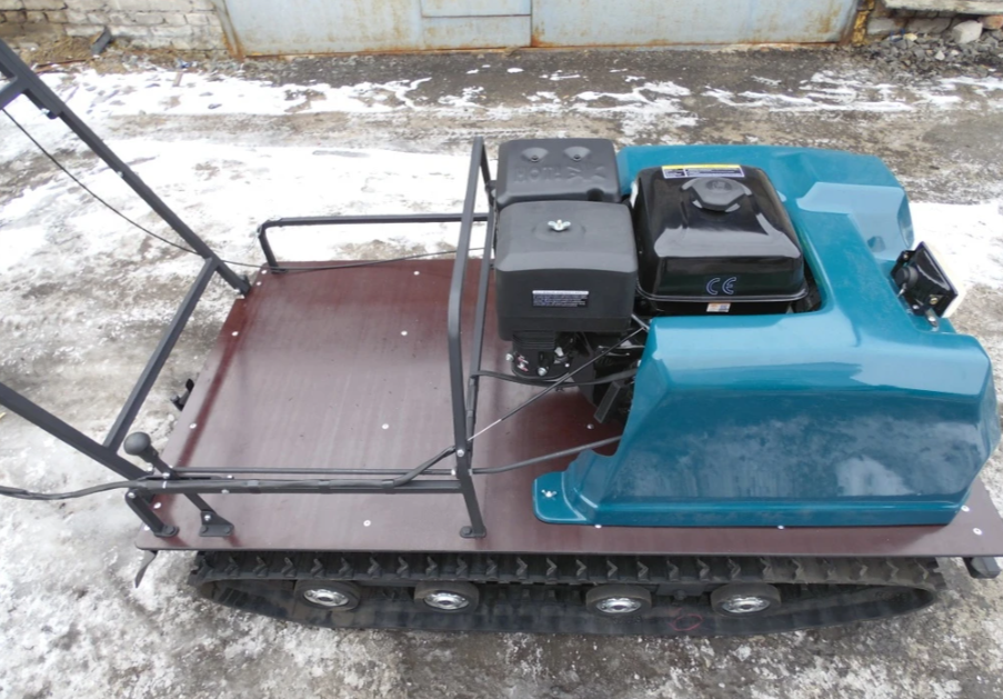 Мотобуксировщик AhtaR LR13 с реверс-вариатором Буран (задний ход) в Якутске