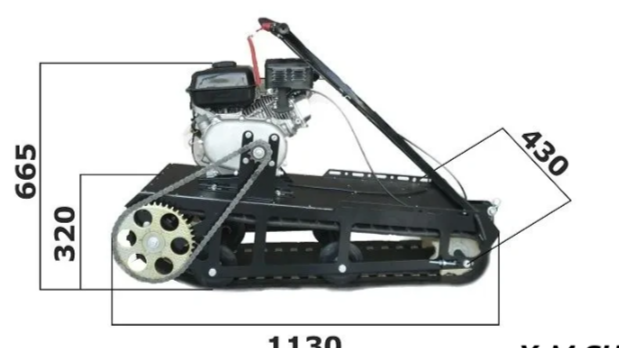 Мотобуксировщик XTREME-MOTORS "Конек-Горбунок" 6.5 л.с. в Якутске