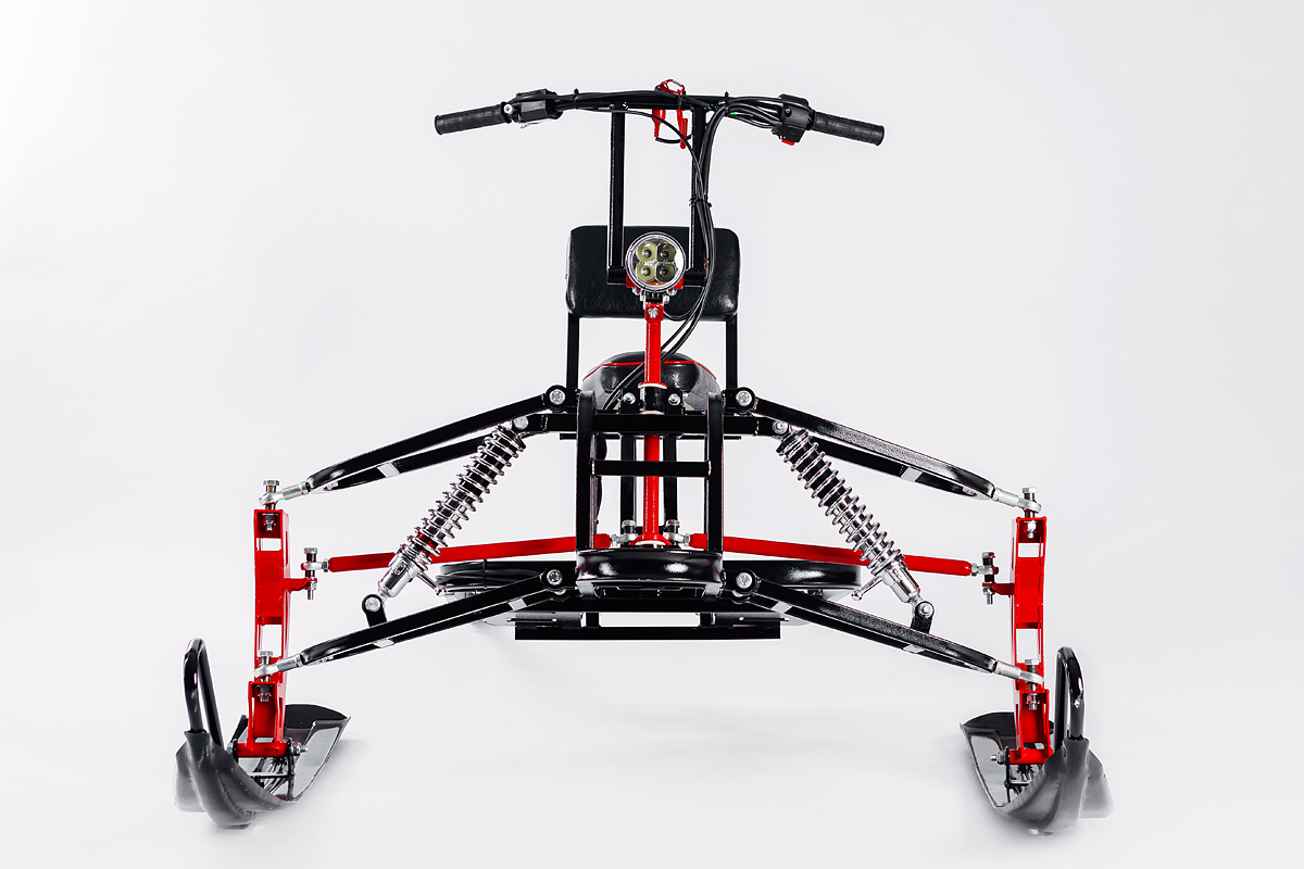 Лыжный модуль IKUDZO TERRAIN с подогревом ручек металлические лыжи в Якутске