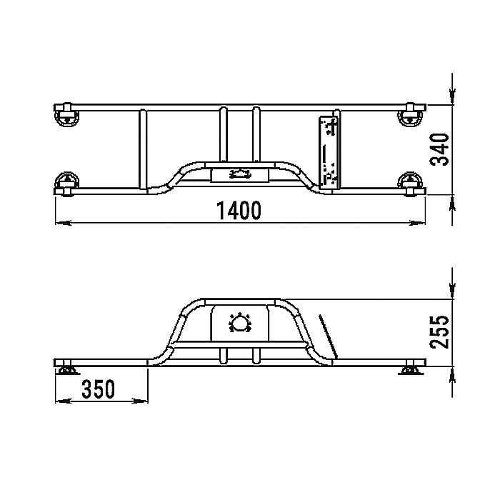 Стойка рулевая с бортовым креплением малая в Якутске