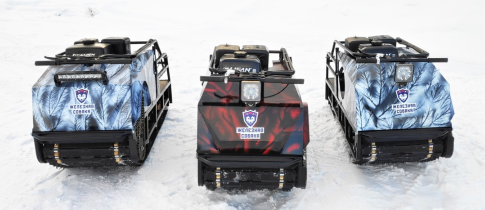 Мотобуксировщик Irondog (Железная собака) M500 15 Камуфляж Охотник в Якутске