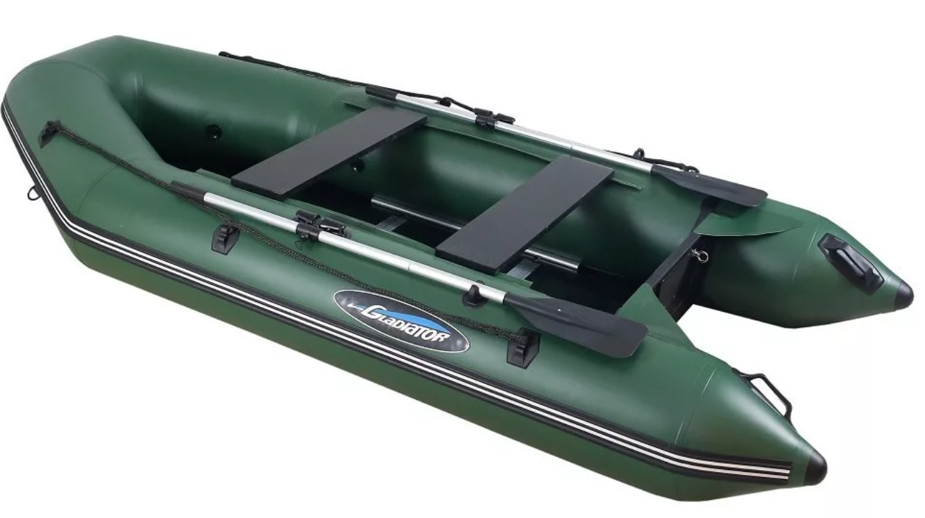 МОТОРНО-ГРЕБНАЯ ЛОДКА ПВХ GLADIATOR A 280 ТК С ФАНЕРНЫМ ДНОМ в Якутске