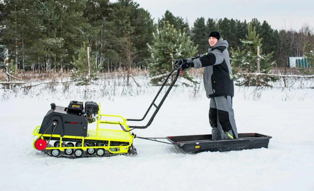 Мотобуксировщик Бурлак ХОЗЯИН-1 (капот ткань) в Якутске