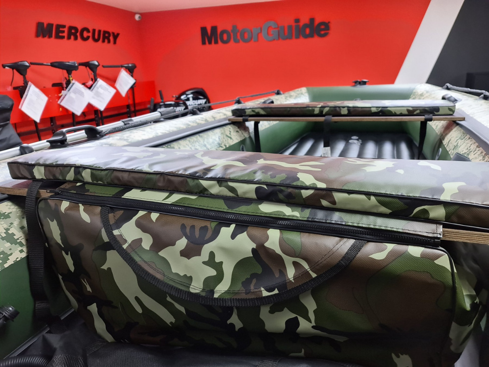 КОМПЛЕКТ МЯГКИХ НАКЛАДОК С СУМКОЙ ДЛЯ ЛОДОК 105Х20 КАМУФЛЯЖ в Якутске