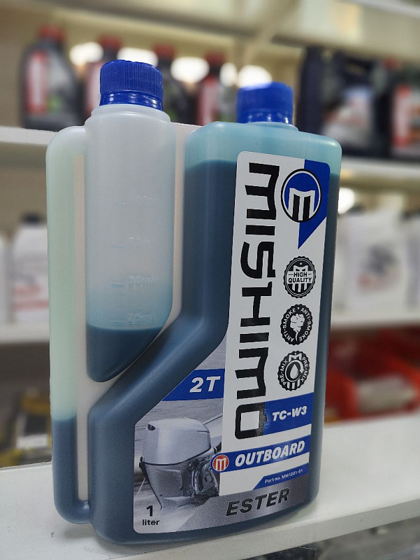 Масло MISHIMO 2T OUTBOARD (ESTER) полусинтетика 1 л в Якутске