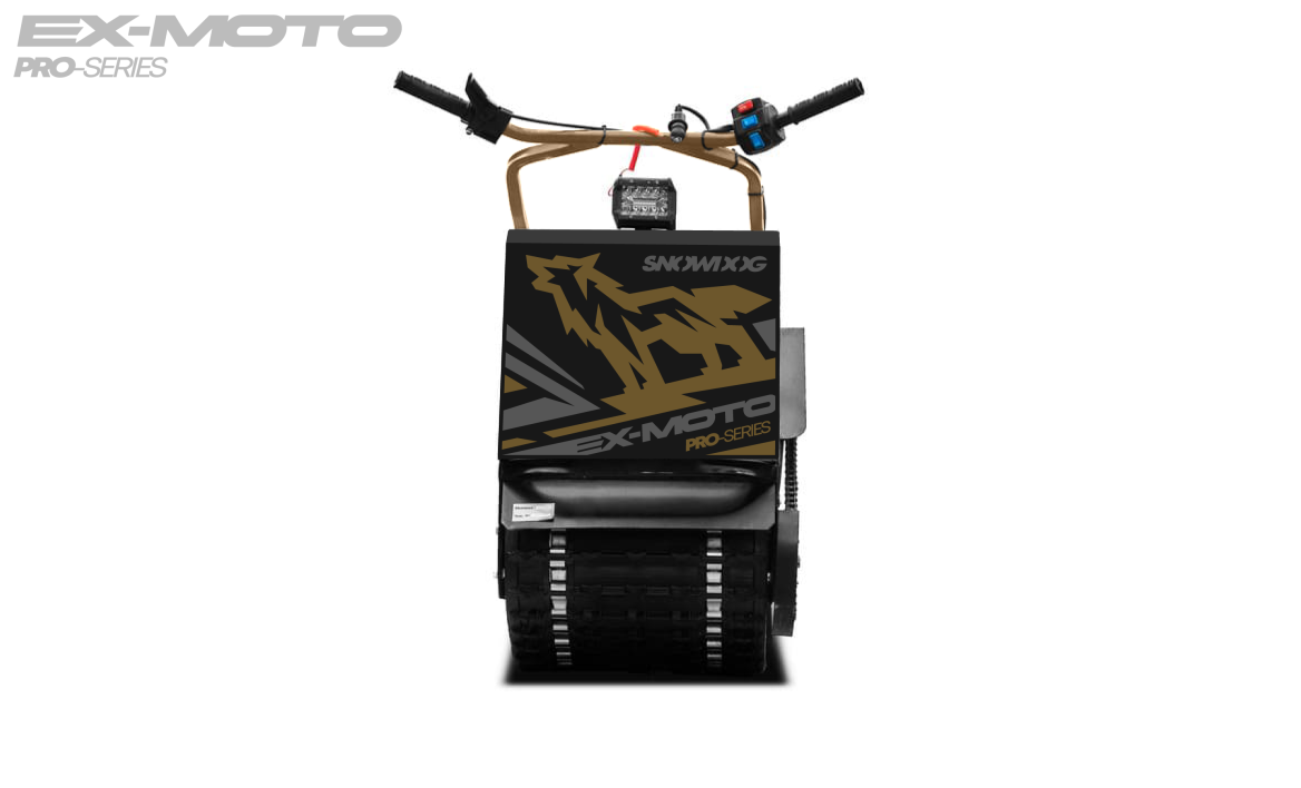 Мотобуксировщик EX-MOTO SNOWDOG S380 8л.с. в Якутске