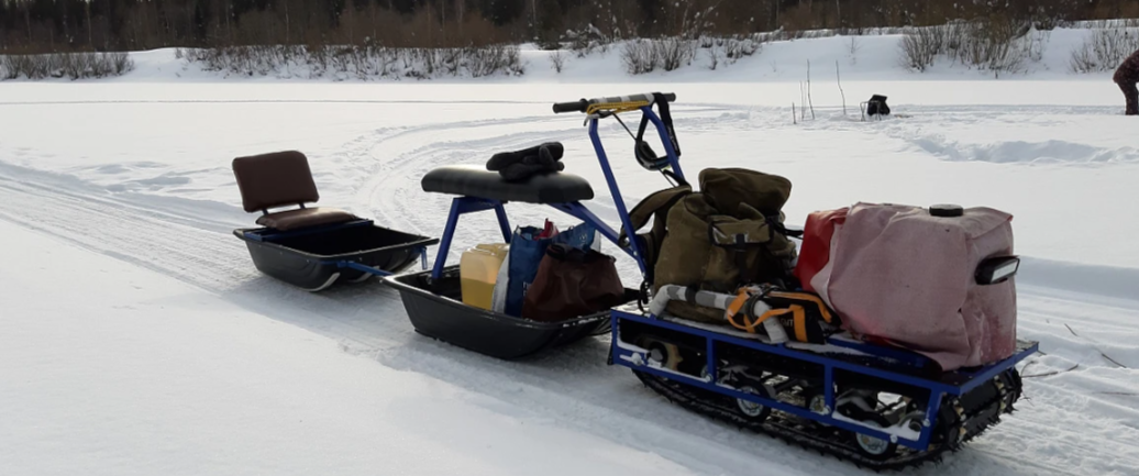 Мотобуксировщик Альбатрос-L 6.5 без фары в Якутске