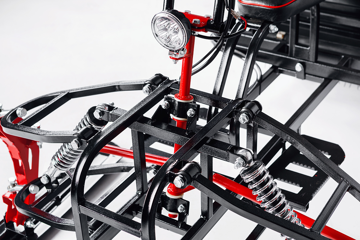 Лыжный модуль IKUDZO TERRAIN с подогревом ручек металлические лыжи в Якутске