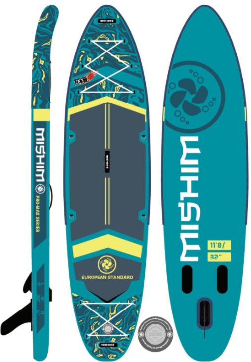 SUP (САП) Доска MISHIMO PRO-MAX Light Teal 11’ (335см) в Якутске