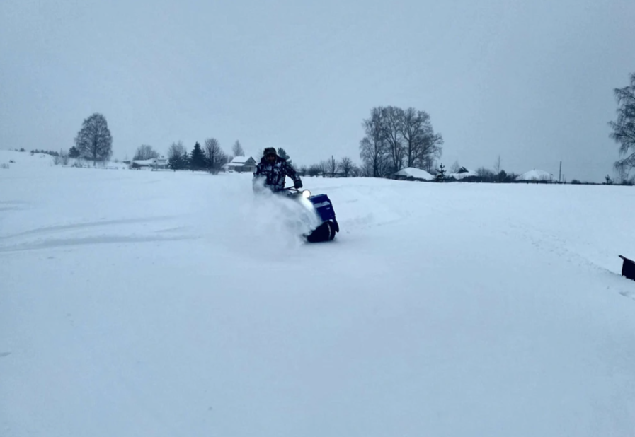 Мотобуксировщик Альбатрос-XLV 15 тележки, 1450 мм в Якутске