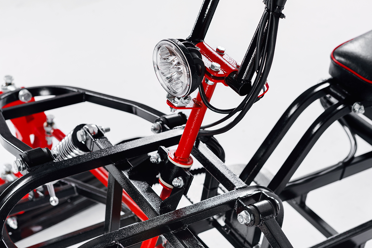 Лыжный модуль IKUDZO TERRAIN с подогревом ручек металлические лыжи в Якутске