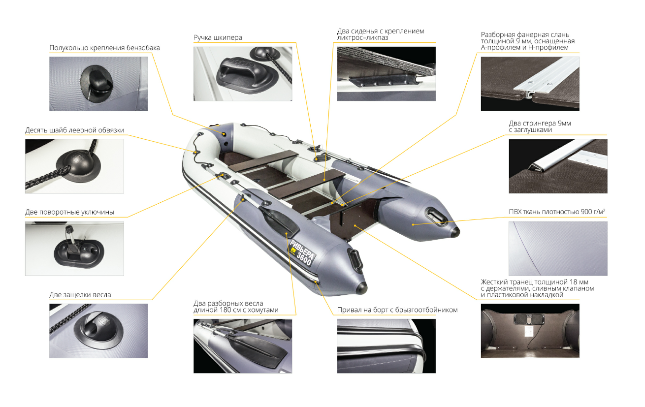 Лодка Ривьера Компакт 3600 СК в Якутске