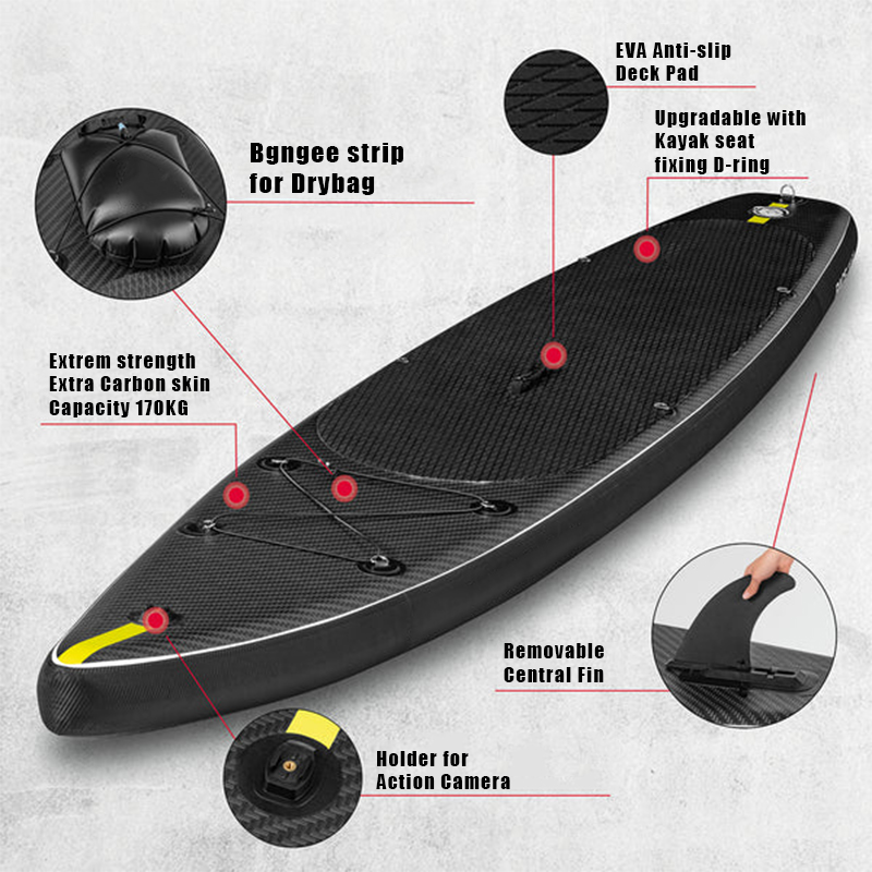 SUP (САП) ДОСКА MISHIMO CARBON DARKSIDE 10.6’ (325СМ) в Якутске