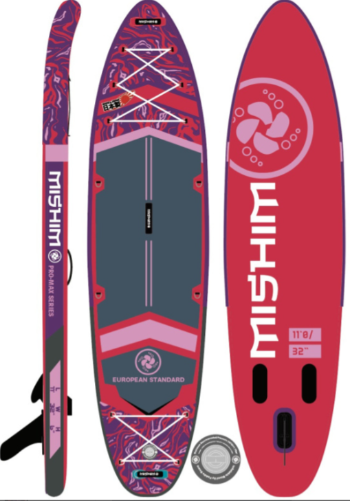SUP (САП) Доска MISHIMO PRO-MAX Viva Magenta 10.8’ (330см) в Якутске