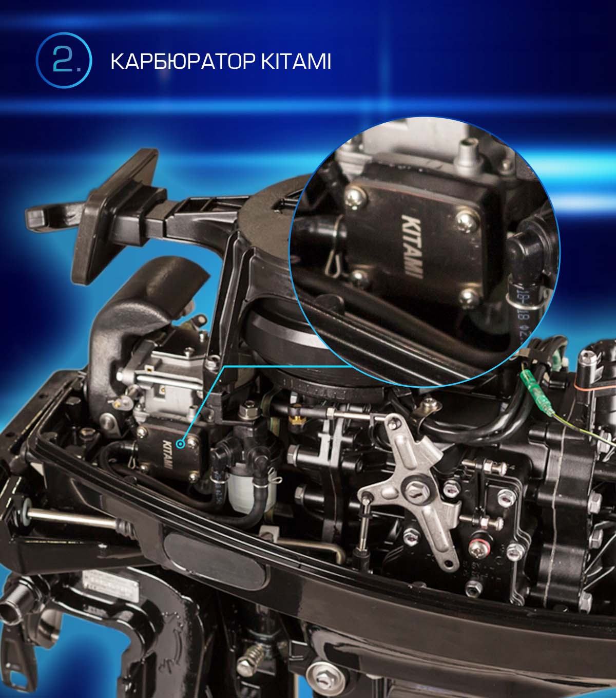 Лодочный мотор MARLIN PROLINE MP 9.9 (20) AWRS FORCE в Якутске