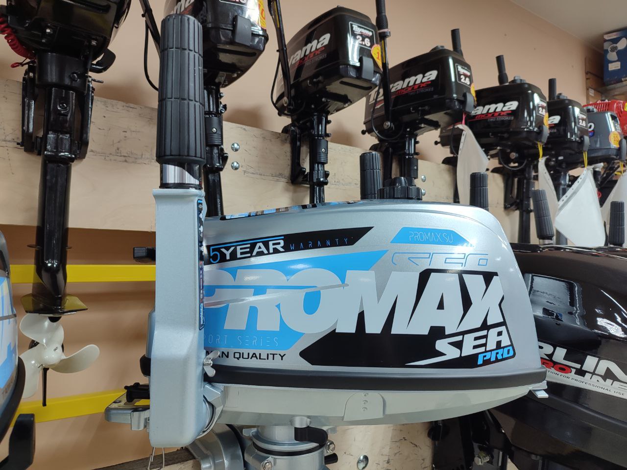 Лодочный мотор PROMAX SP5FHS (внешний бак 12 л) в Якутске