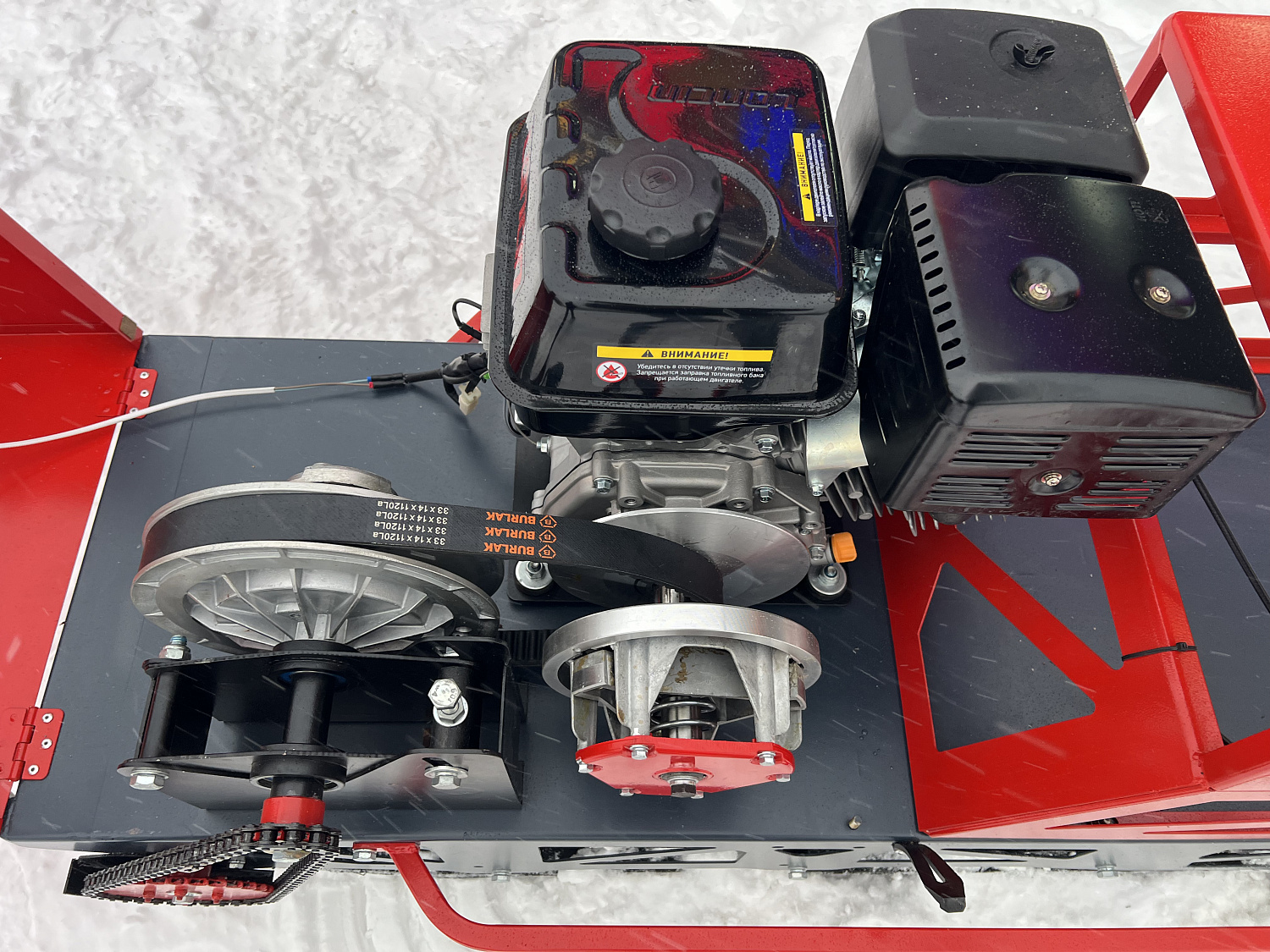 Мотобуксировщик EX-MOTO SNOWDOG S500 15л.с в Якутске