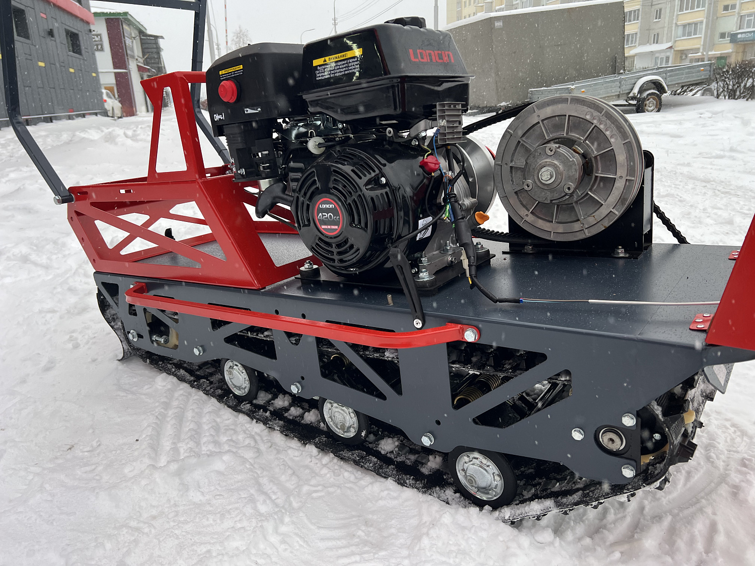 Мотобуксировщик EX-MOTO SNOWDOG S500 15л.с в Якутске