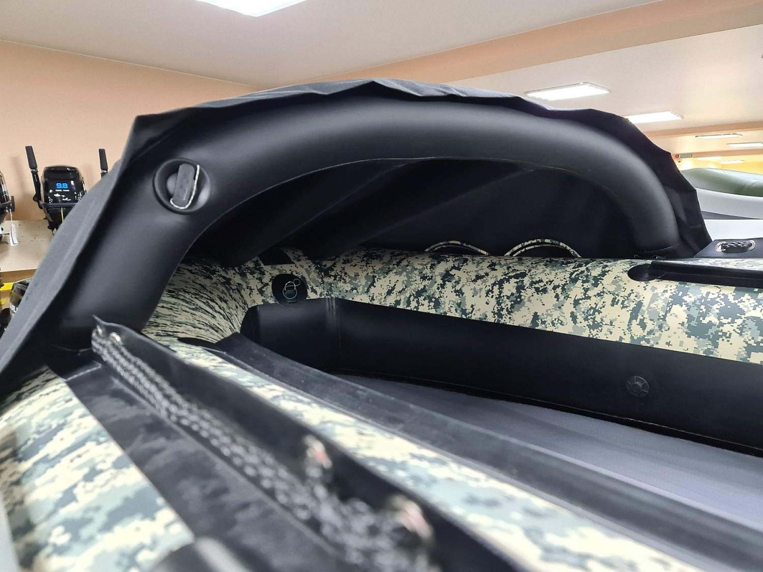 КОМПЛЕКТ НОСОВОГО ТЕНТА К ЛОДКЕ SMARINE AIR MAX 380 ЧЕРНЫЙ в Якутске