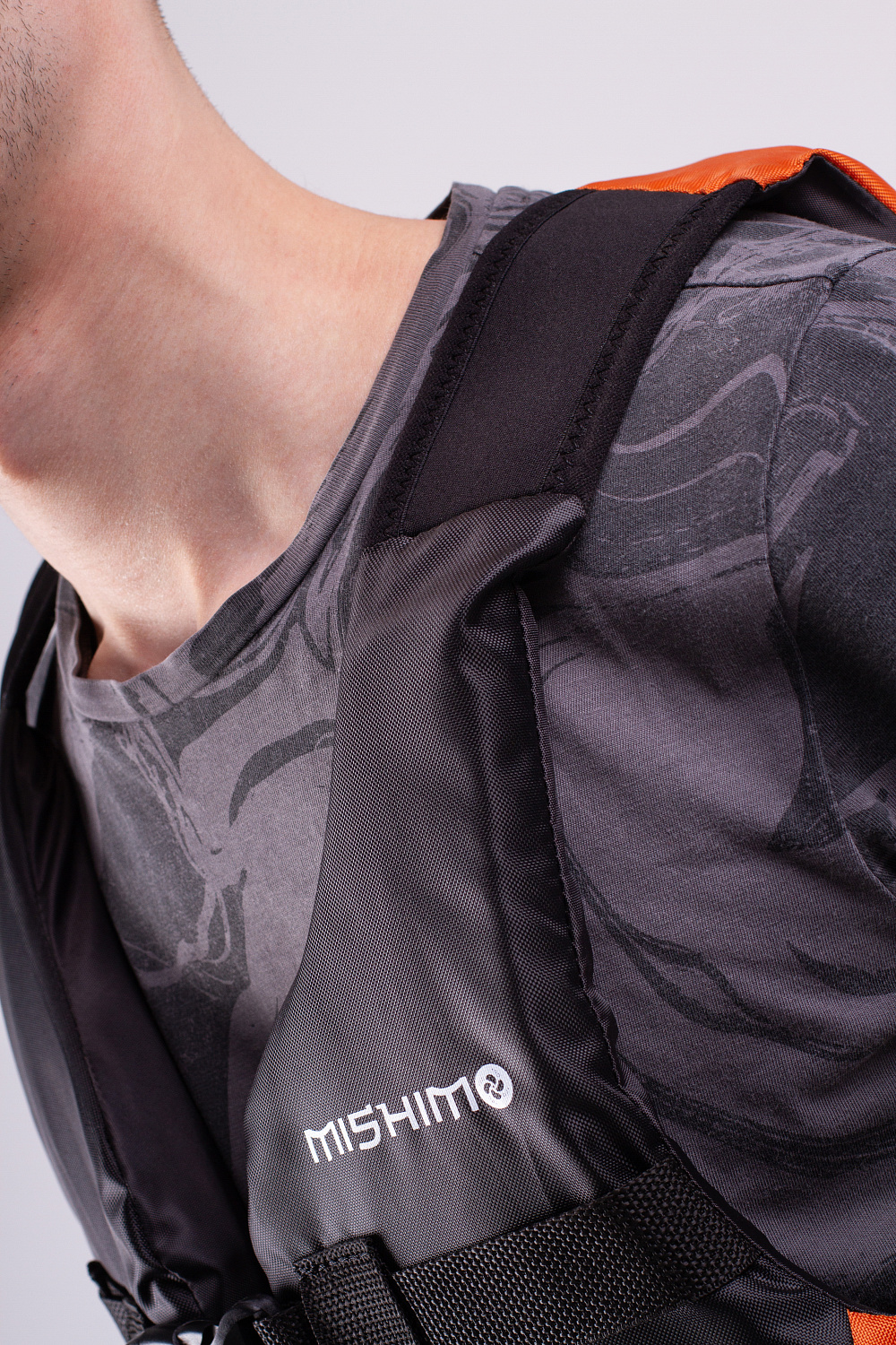 Жилет спасательный MISHIMO PRO Премиум качества Черно-оранжевый в Якутске